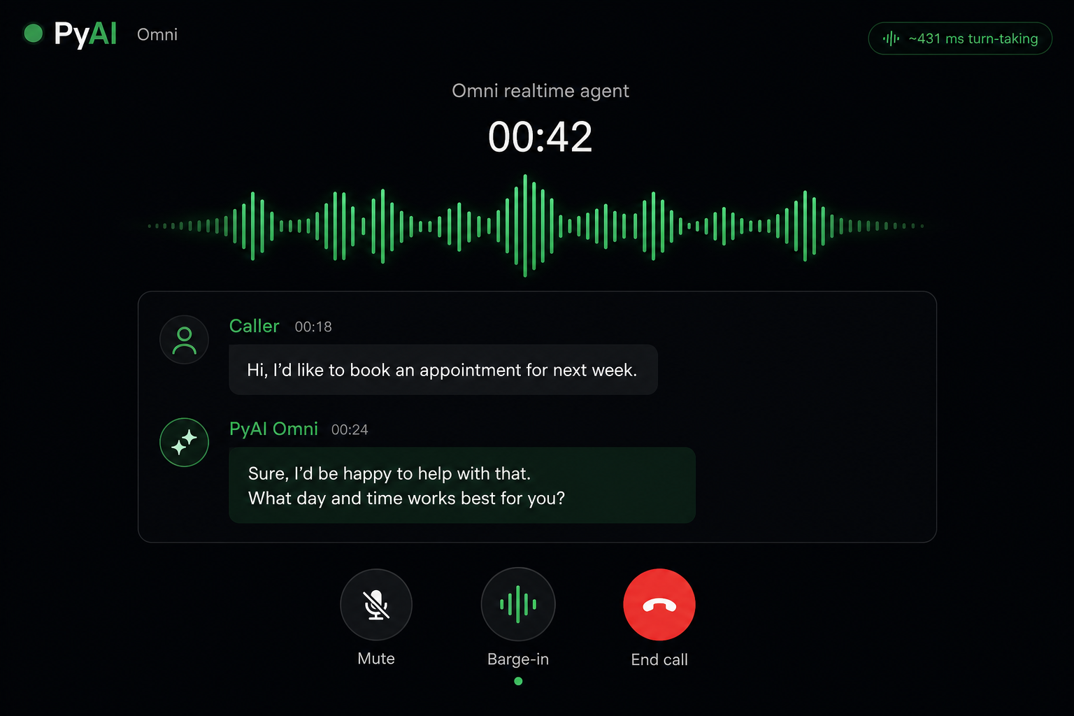 PyAI Omni realtime agent